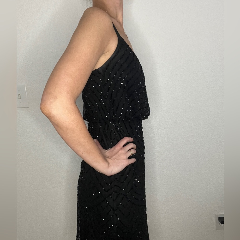Adrianna Papell Black Sequin Dress - Picture 4 of 5
